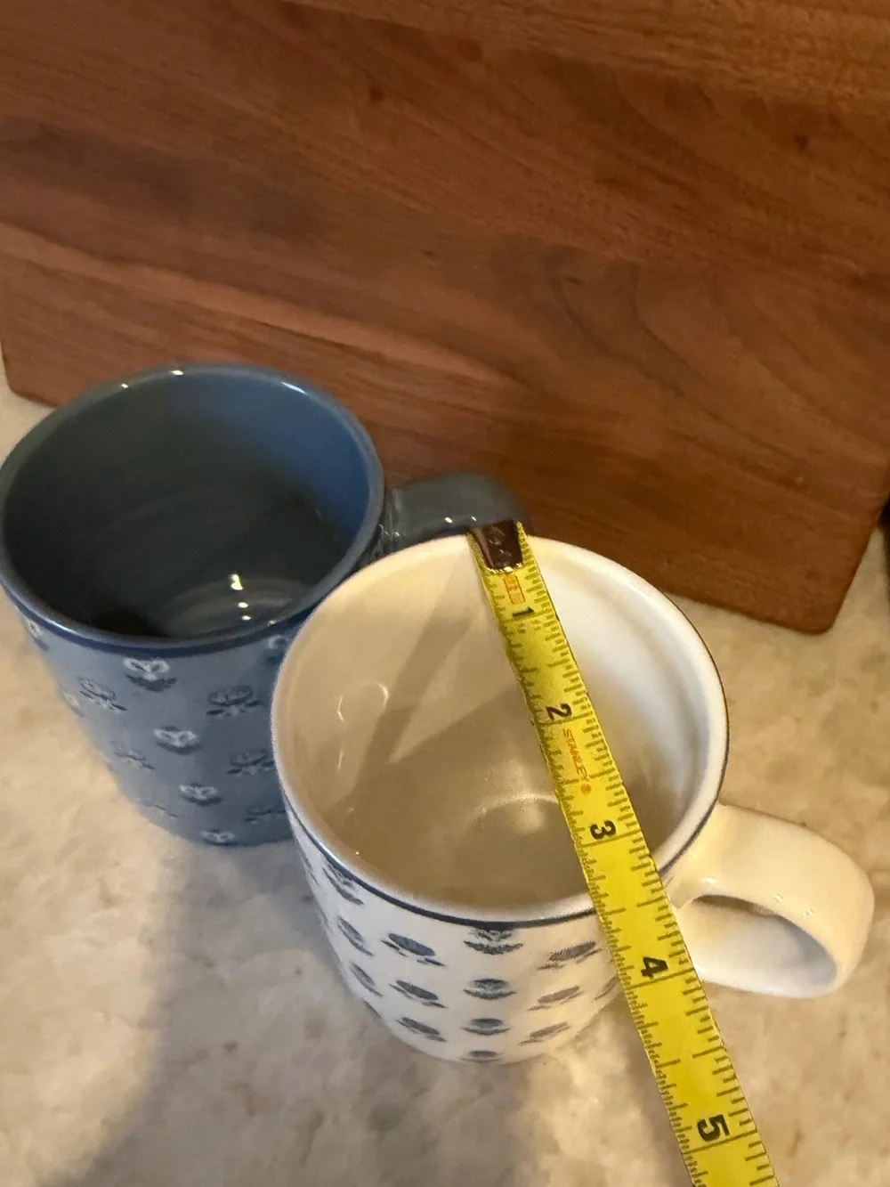 Kravet x Pottery Barn blue and white garden mugs set of two